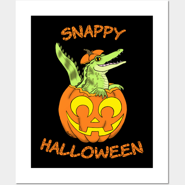 Halloween Croc Wall Art by HonuHoney